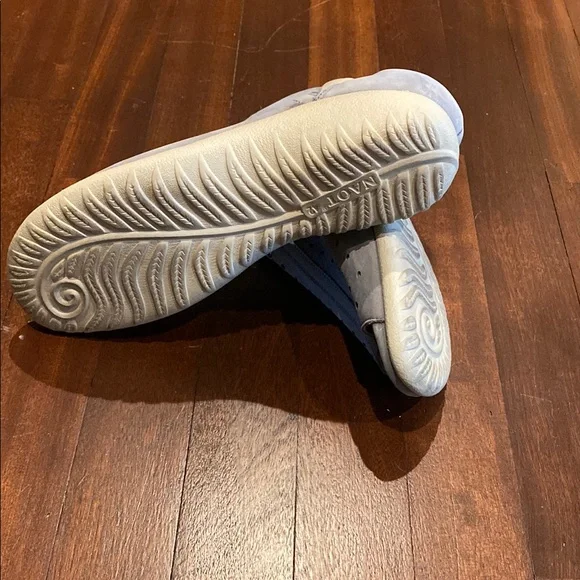 NAOT Perforated BLUE Peep Toe Shoes - Picture 5 of 5